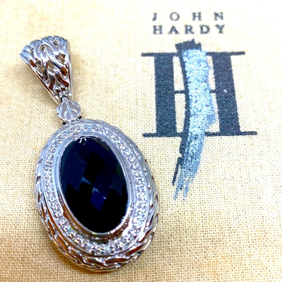 John Hardy Jewelry - John Hardy Diamond Onyx Pendant